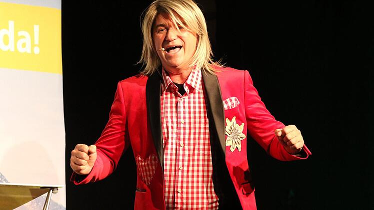 Wolfgang Krebs als Meggy Montana! Da bebte der Reh-Saal!