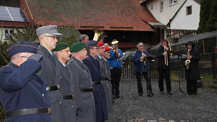 Zeremonie zum Volkstrauertag in Römershag (Bad Brückenau) Foto: Ulrike Müller