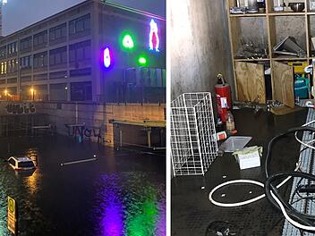 Nürnberg: Kulturort "SB - Space between" mit Wasser vollgelaufen - Betrieb stockt