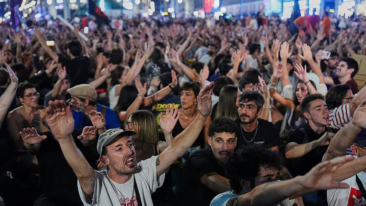 Protest in Madrid