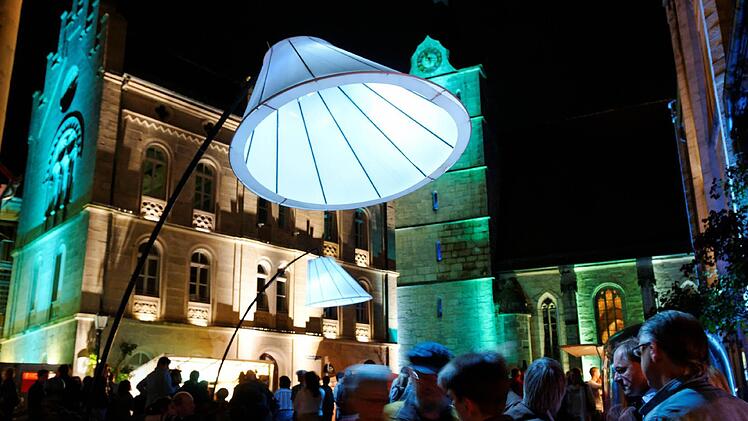 Der Melchior-Otto-Platz dürfte auch heuer zu einem wichtigen Punkt bei "Kronach leuchtet" werden. Doch diesmal zieht die Veranstaltung noch weitere Kreise. Foto: FT-Archiv