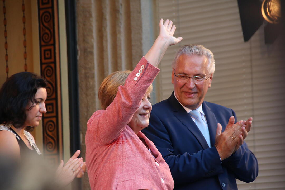 Angela Merkel zu Besuch in Bad Kissingen