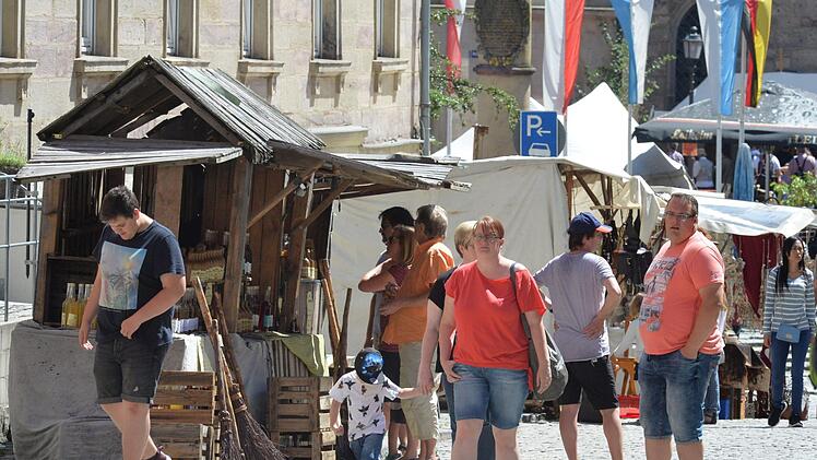 Impressionen vom Historischen Stadtspektakel: Ein Streifzug durch die obere Stadt. Foto: Ronald Rinklef