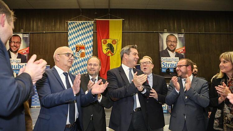 Impressionen vom Besuch des bayerischen Ministerpräsidenten, Markus Söder, am 9. Januar in Frohnlach - Foto: Berbara Herbst