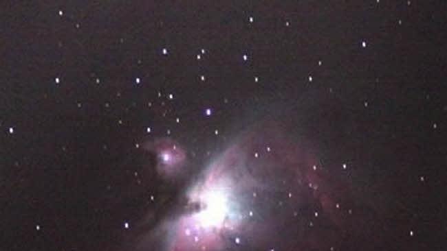 Der Orion-Nebel, 1344 Lichtjahre von der Erde entfernt.