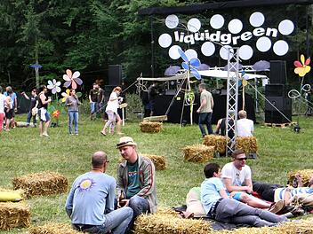 Love und Peace, Techno und Happiness beim Liquidgreen-Festival am Wochenende in Seidmar mitten in der Fränkischen Schweiz. Fotos: Sonja Lengenfelder