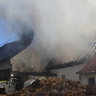 Brand in Schweinestall in Herzogenaurach