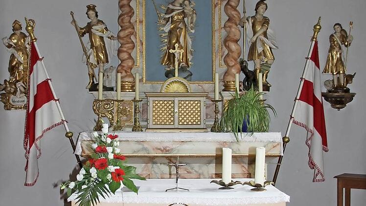 Der Marienalter in der Reutersbrunner Dorfkirche.