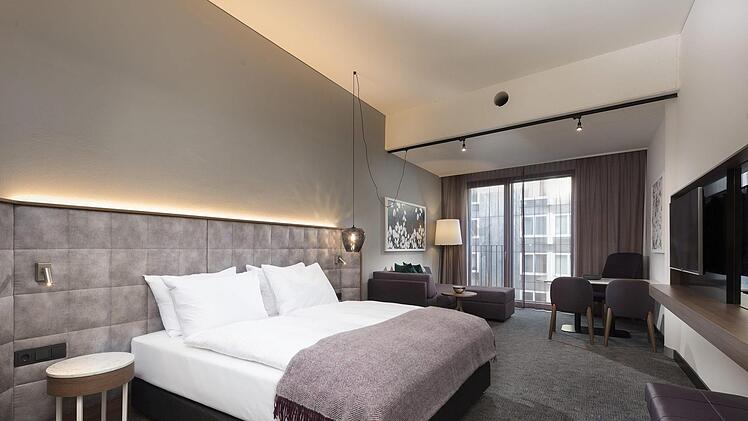 Doppelzimmer im Adina Apartment Hotel.