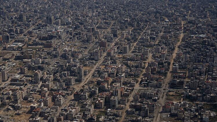 Zerst&ouml;rte Geb&auml;ude im Gazastreifen