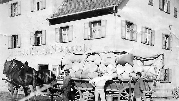 Die historische Aufnahme zeigt die Minderleinsm&uuml;hle 1890.
