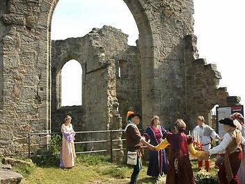 Die Ruine Altenstein ist das Zentrum, aber längst nicht die einzige Attraktion des Burgenwinkels. Foto: Archiv