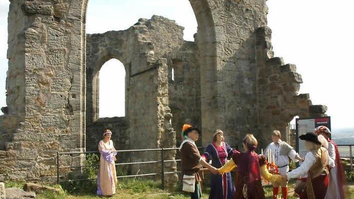 Die Ruine Altenstein ist das Zentrum, aber längst nicht die einzige Attraktion des Burgenwinkels. Foto: Archiv
