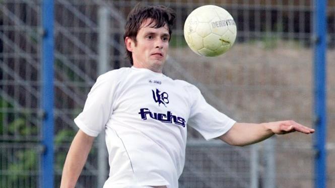 Peter Heyer im Trikot des FC Eintracht Bamberg zu Bayernligazeiten im Jahr 2011 Foto: sportpress