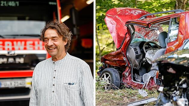 "Unendlich dankbar": Mann bei Unfall lebensgefährlich verletzt - Feuerwehr rettete sein Leben