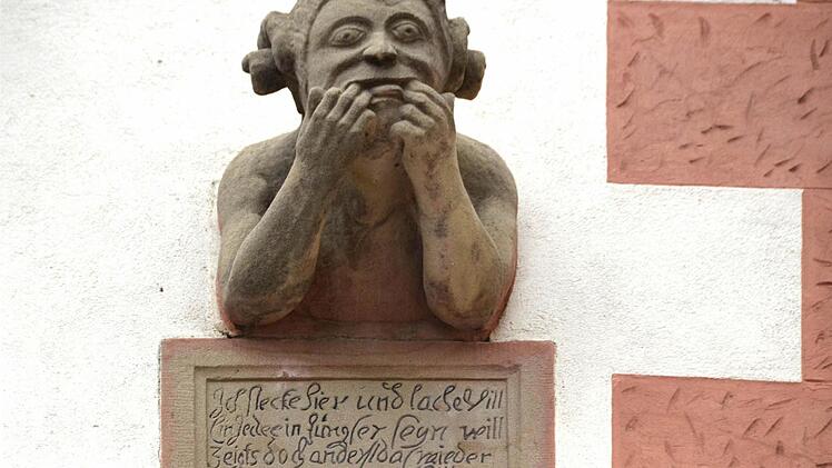 Eines von zwei Bad Kissinger Schandmäulern