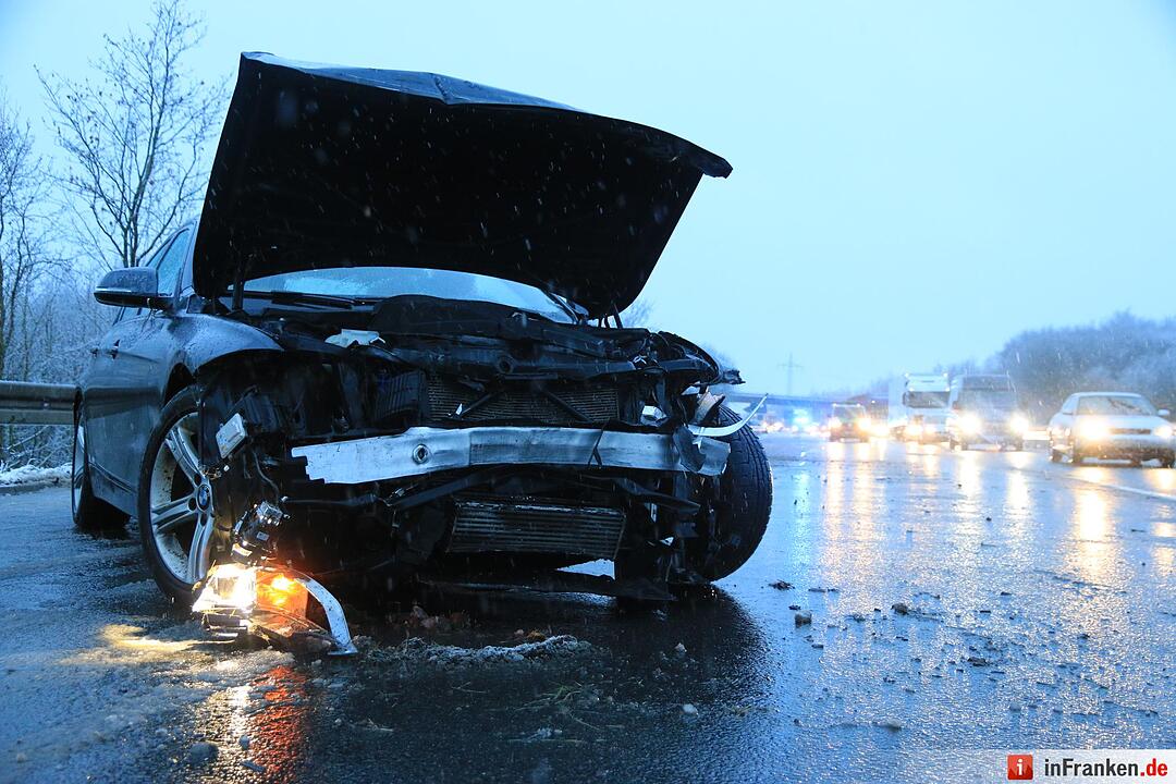 Unfall auf der A73 bei Ebensfeld