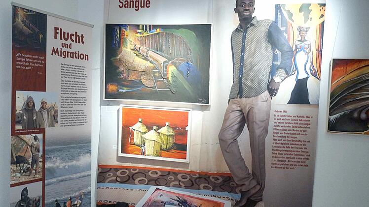 Die Ausstellung "Farben des Senegal" ist noch bis 20. Oktober geöffnet.   Foto: Richard Sänger
