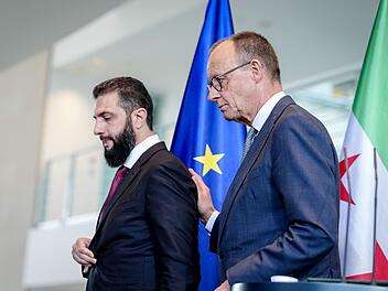 Syriens &Uuml;bergangspr&auml;sident Ahmed al-Scharaa besucht Berlin