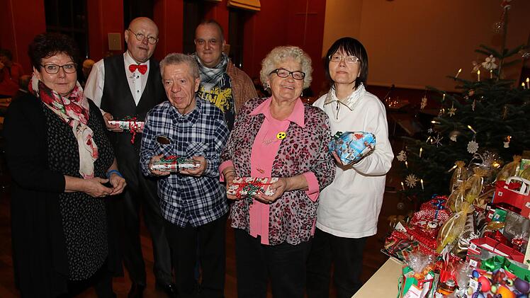 Auch eine Bescherung gab es.Desombre