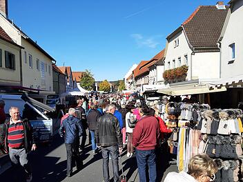 Sehr gut besucht war der Markt in Euerdorf.