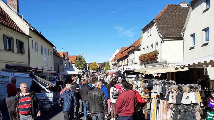 Sehr gut besucht war der Markt in Euerdorf.