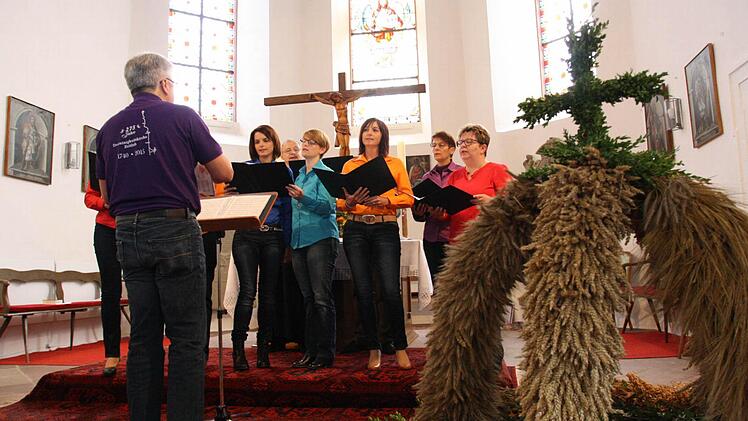 Für den Besuch wurde der Trinitas-Chor reaktiviert. Foto: Ralf Ruppert