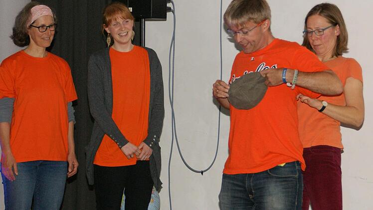 Auch Improvisationstheater gehörte zur Nacht der offenen Kirchen.