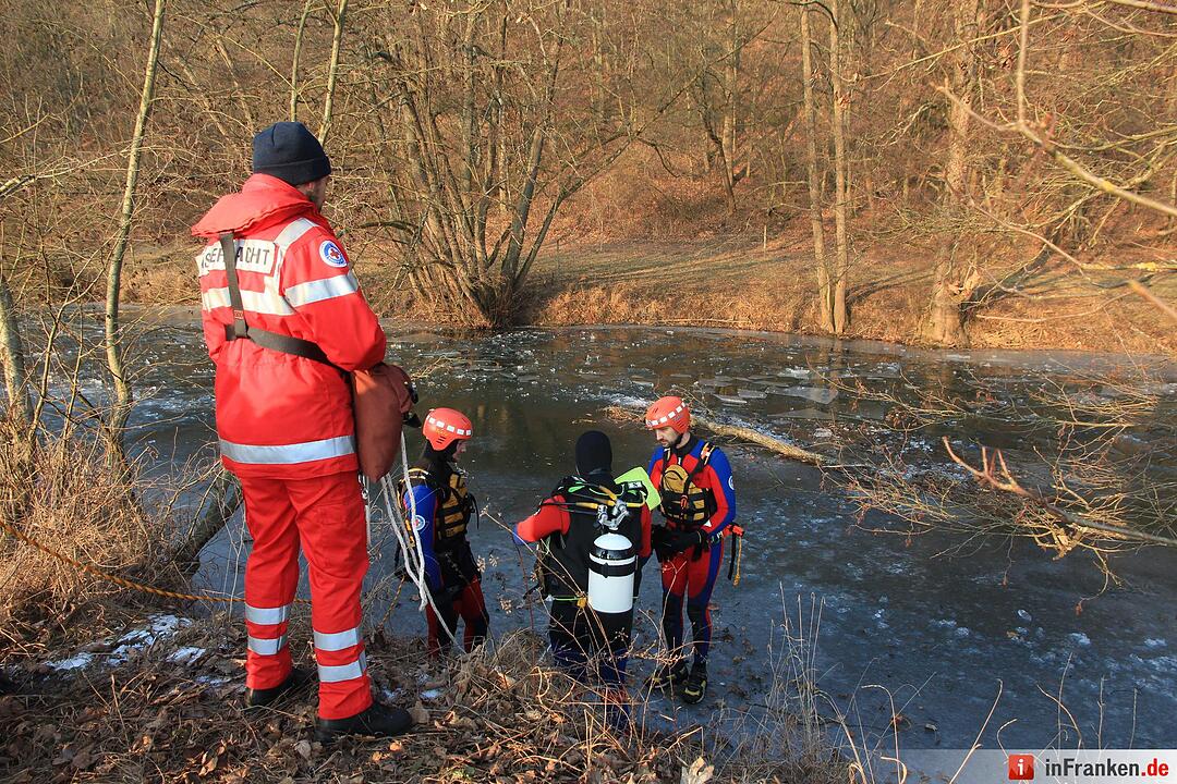 Kreis Bad Kissingen: Suchaktion nach Eis-Unfall