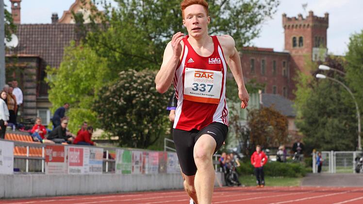 Immer schneller über die 100 Meter: Nick Przeliorz. Foto: Reinhold Nürnberger