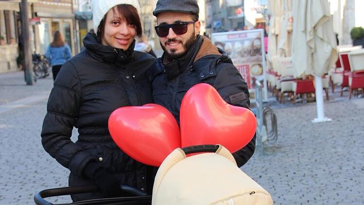 Christiane und Stefano Villani werden den Tag der Liebe erst am Feierabend feiern können. Foto: Ronald Heck