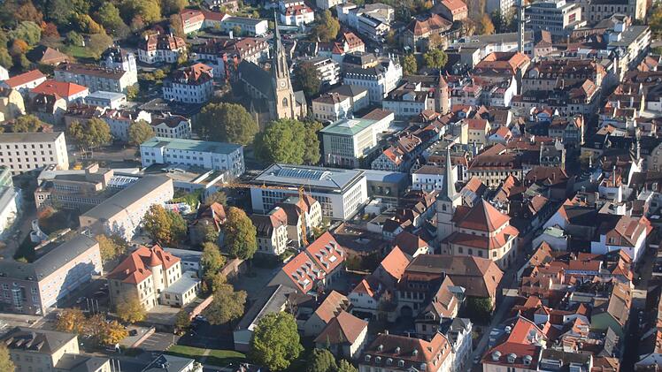 Das Landratsamt aus der Luft. Foto: Ralf Ruppert