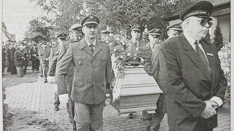Die Beerdigung von Christian Trautner fand vor 20 Jahren in Hausen statt.