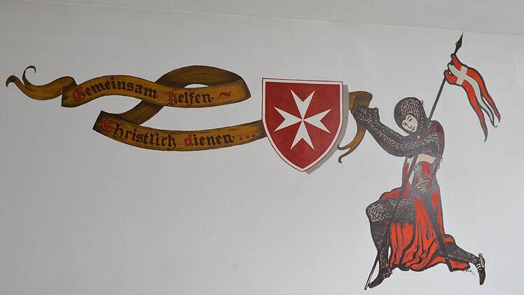 Der Bezug zu den Rittern des Malteserordens findet sich auch in der Dienststelle.