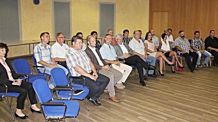 Bei der Freisprechungsfeier