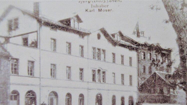 Das Gründungslokal: Gaststätte "Bergschlösschen" an der Sonneberger Straße Repro: Dieter Seyfarth