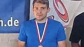 Florian Säwert wurde bei der Deutschen Hochschulmeisterschaft Dritter.