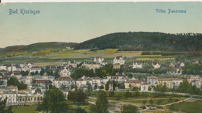 Villen in der Prinzregentenstraße Quelle: Sammlung Bötsch, Stadtarchiv Bad Kissingen
