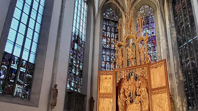 Gro&szlig; war das Publikumsinteresse am Vortrag der Kunsthistorikerin Claudia Lichte &uuml;ber den M&uuml;nnerst&auml;dter Riemenschneideraltar.