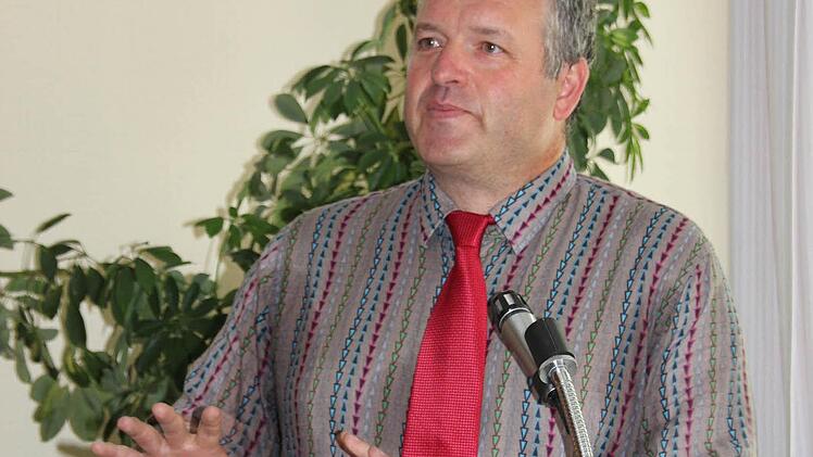 Jürgen Henneman am Sonntag beim Empfang des SPD-Ortsvereins zu seinem 50. Geburtstag.