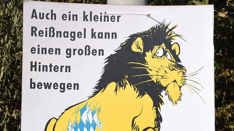 Ein Plakat der ödp.