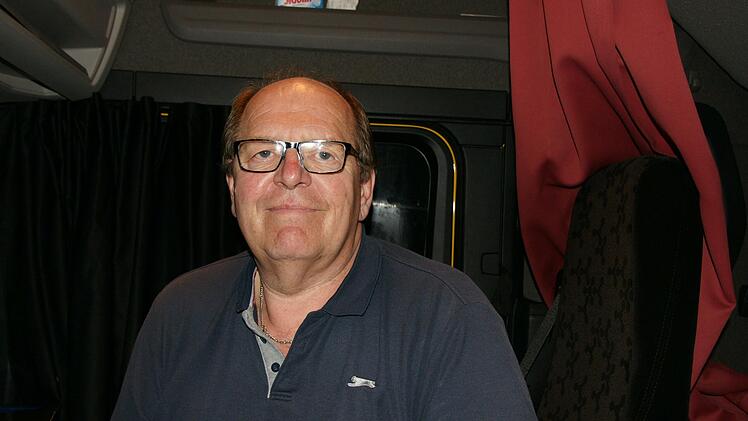 Kai Uwe Reimer aus Schleswig-Holstein kann viel &uuml;ber die Parkplatznot an Autobahnen berichten. Foto: Steffen Standke