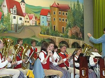 Die Steinacher Musikanten spielten beim Neujahrsempfang des Marktes Bad Bocklet auf. Fotos: Björn Hein