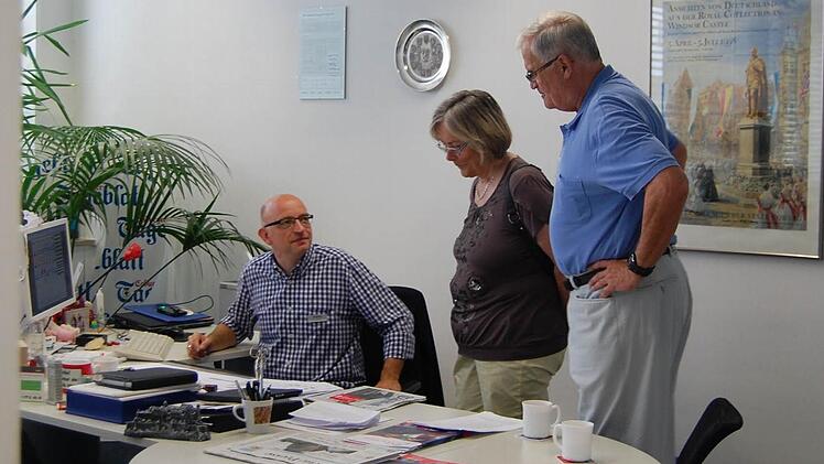Tageblatt-Redaktionsleiter Oliver Schmidt erklärt, wie eine Zeitung entsteht.