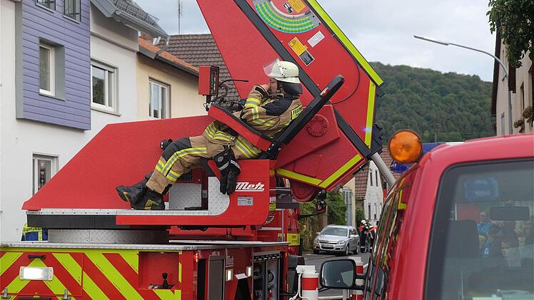 Die Herbstübung der Feuerwehr fand heuer in Westheim statt. Foto: Gerd Schaar