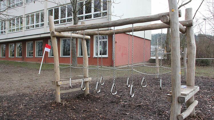 Das Klettergerüst der Schule Foto: Friedwald Schedel
