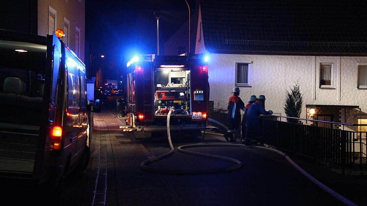 Brand in Wirmsthal, Donnerstag, 9. April 2015