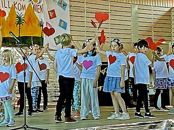 Die Kinder boten einen schönen Mix an Liedern bei ihren Aufführungen.