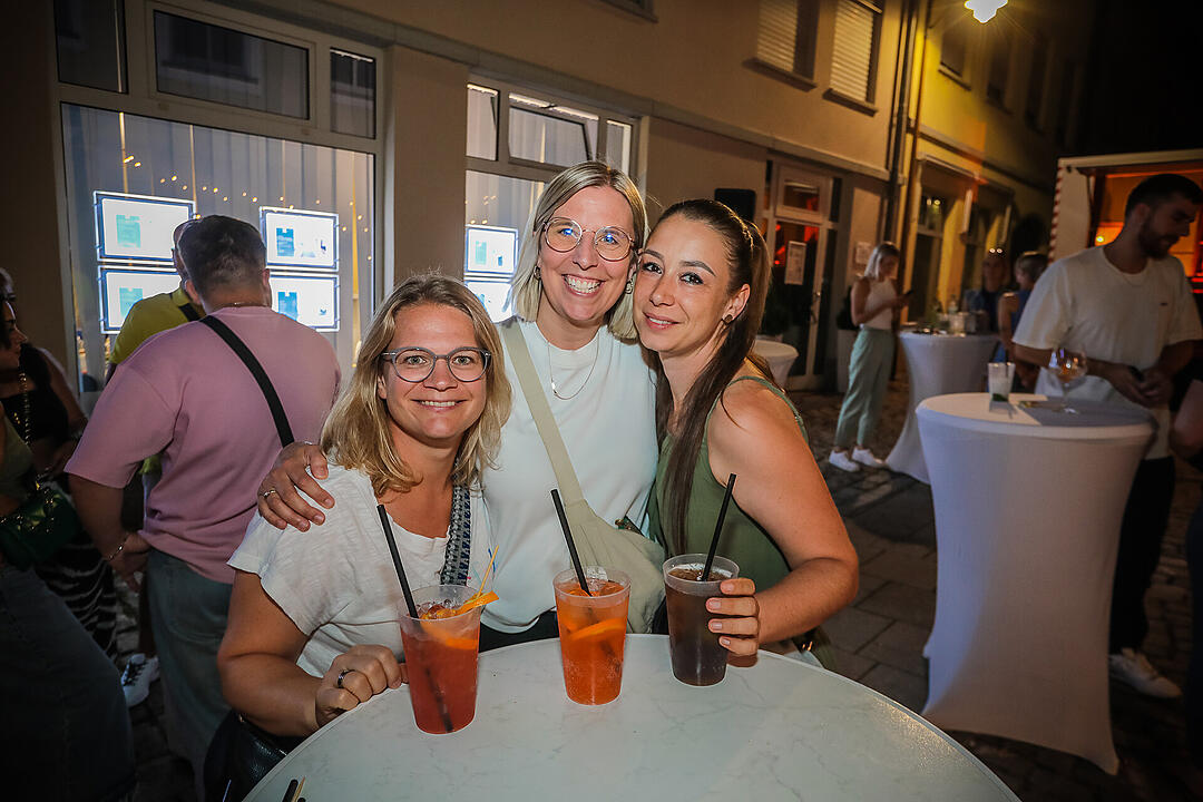 Beste Stimmung beim Stadtfest in Schweinfurt.