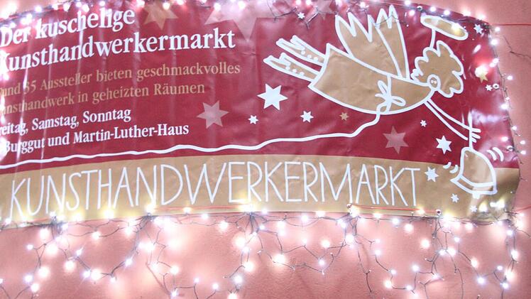 Der siebte Kulmbacher Kunsthandwerkermarkt ist eröffnet. Foto: Jürgen Gärtner